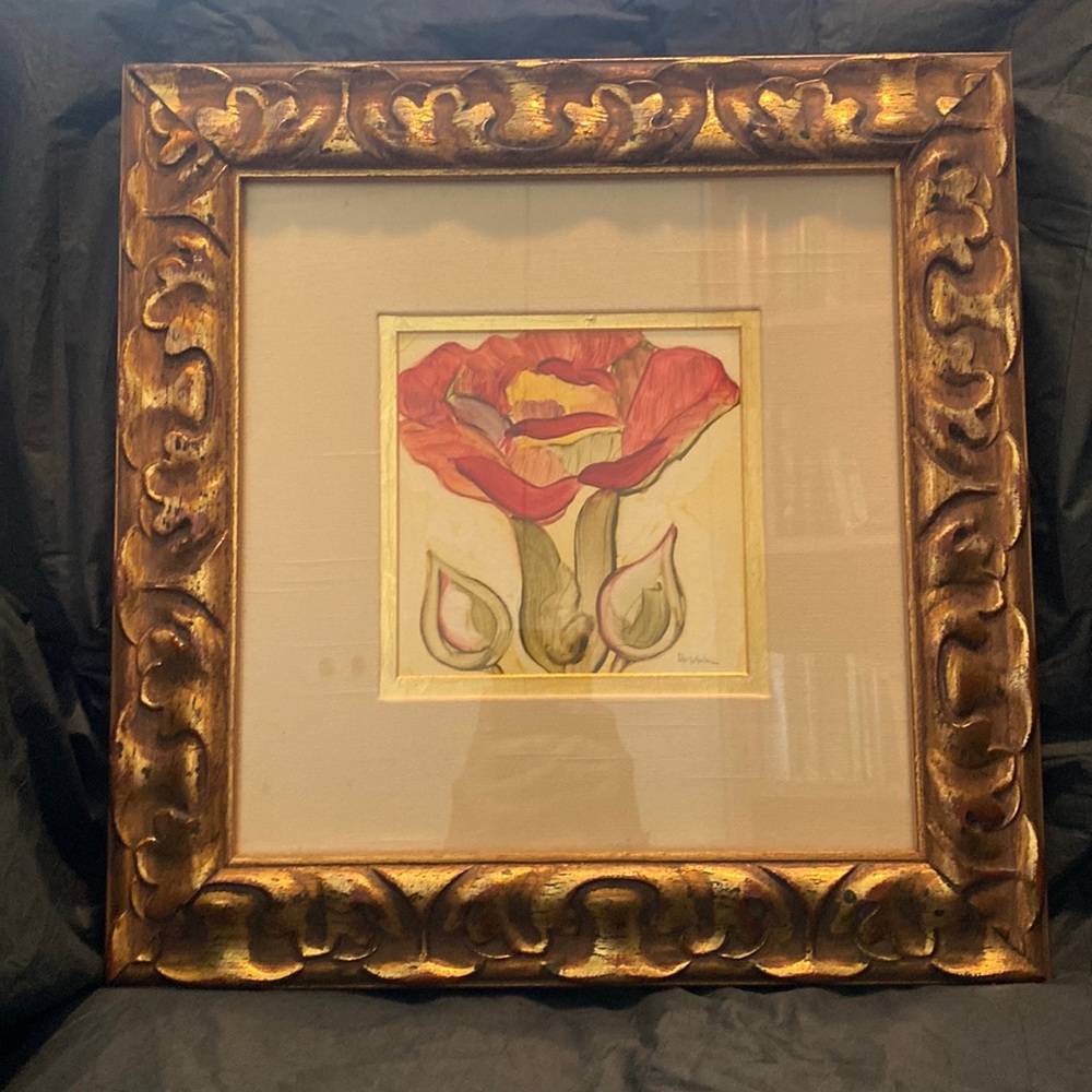 🖼️ 🌷Framed floral wall art